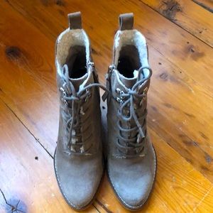 Dolce Vita suede wedge booties